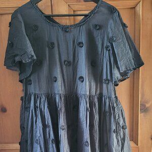 Ewa i Walla Ekanta dress in antique black. Size xs